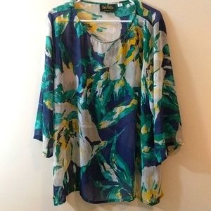 Bob Mackie Multi Color Top